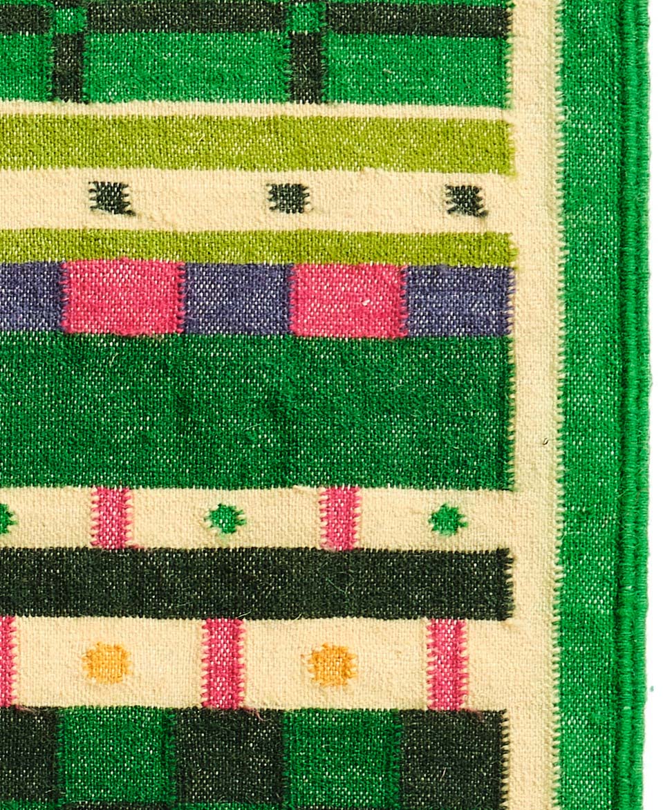 Large Wool Rug in 'Beetle Green'