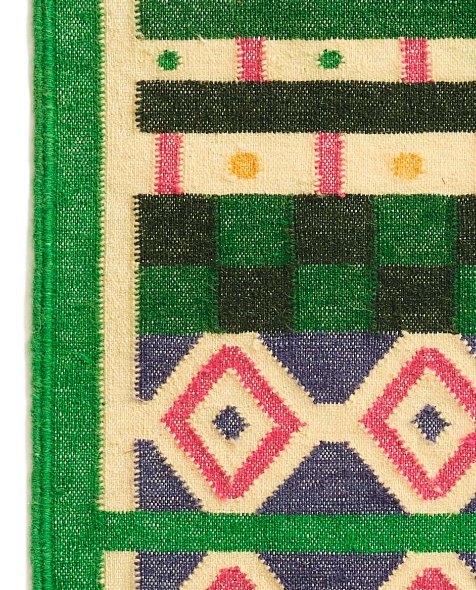 Large Wool Rug in 'Beetle Green'