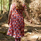 Kid's Cotton Butterfly Dress in 'Sunset Skies'