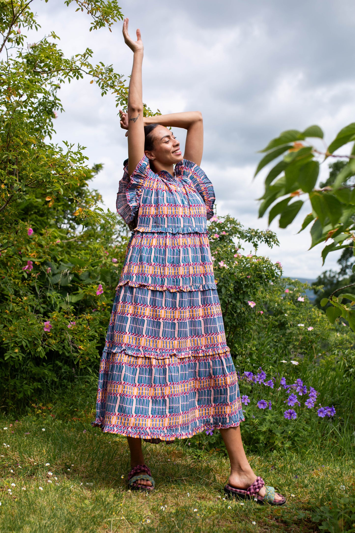 Frida Dress in 'Stick of Rock'