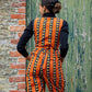 Andy Dungarees in 'Oranges on Blue'