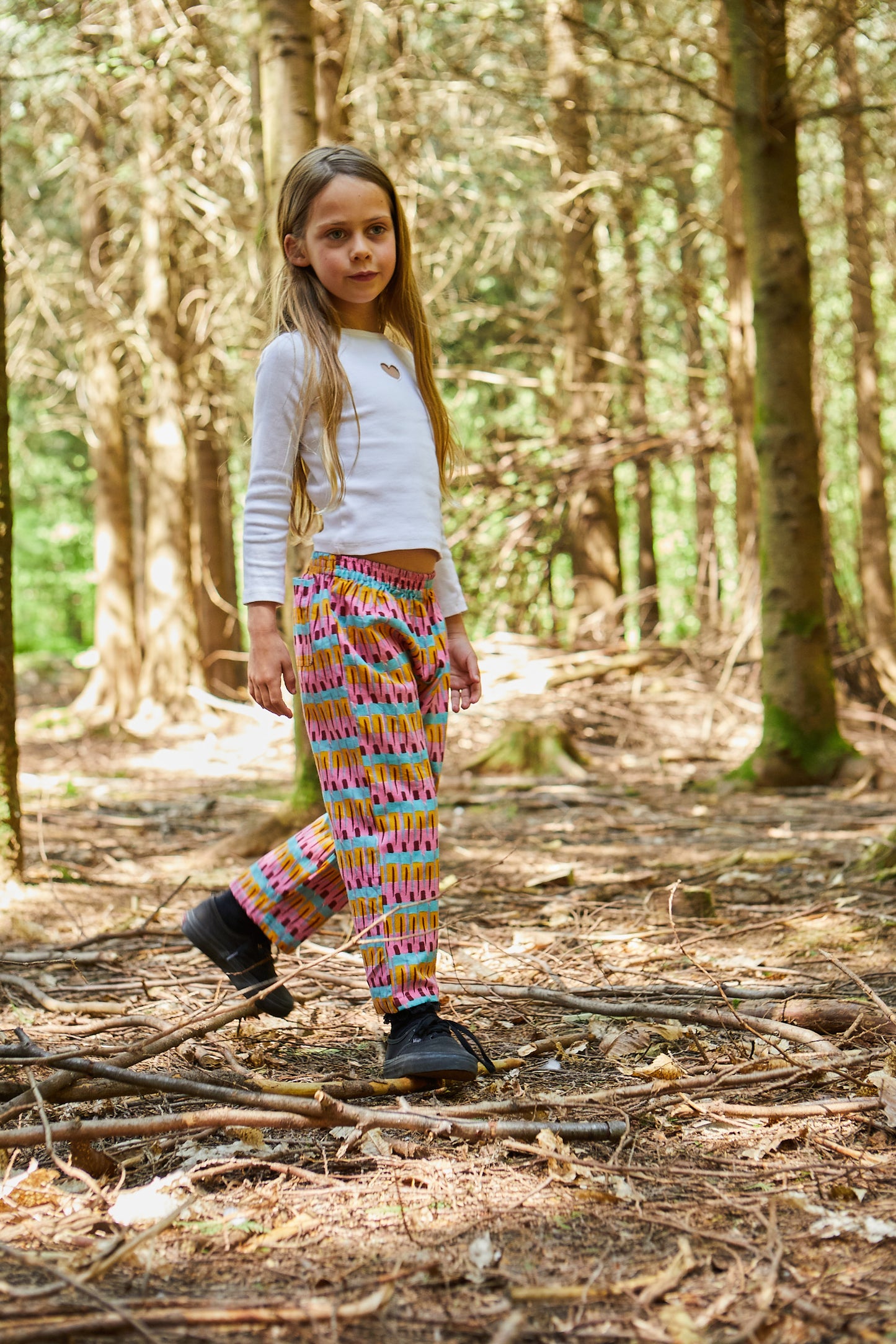 Kid's Trousers in 'Row of Soldiers'