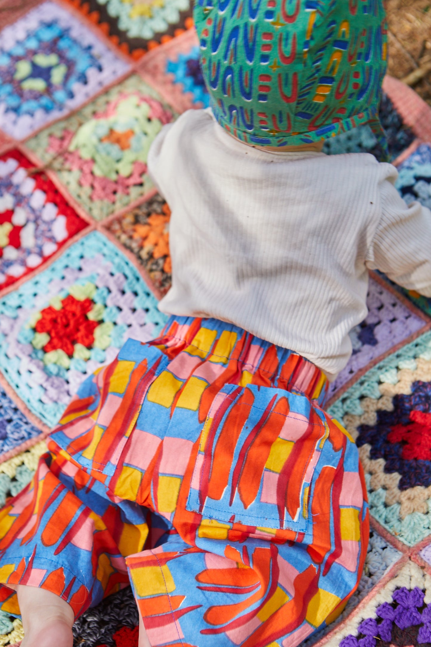 Kid's Trousers in 'Battenburg'