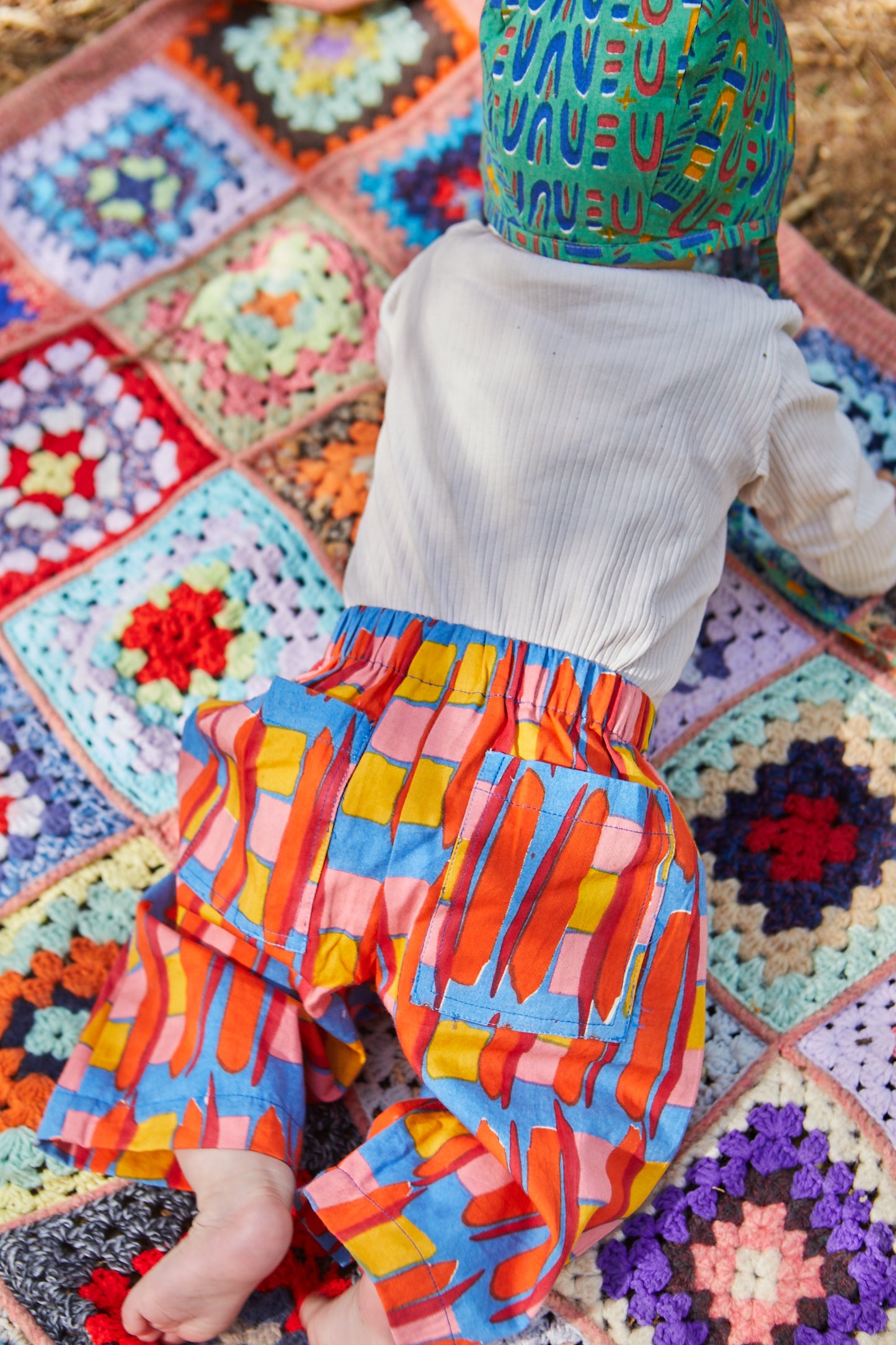 Kid's Trousers in 'Battenburg'