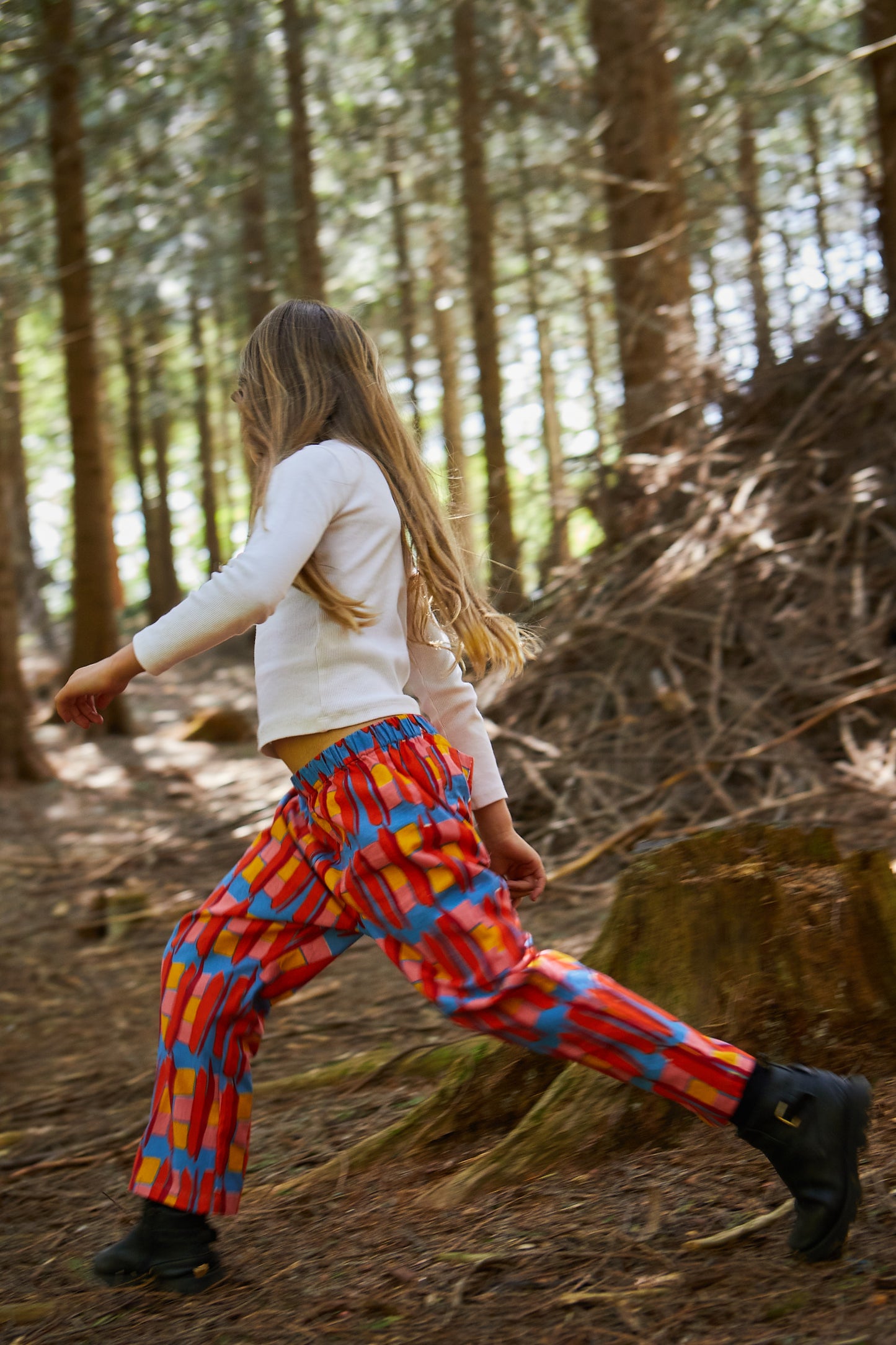 Kid's Trousers in 'Battenburg'