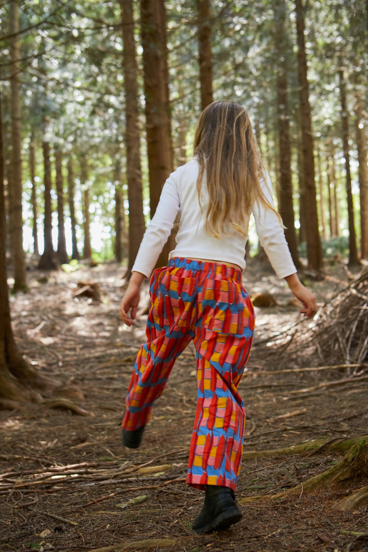 Kid's Trousers in 'Battenburg'