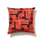 'Black Cabaret Stripe' & 'Patchwork Picnic' Linen Cushion