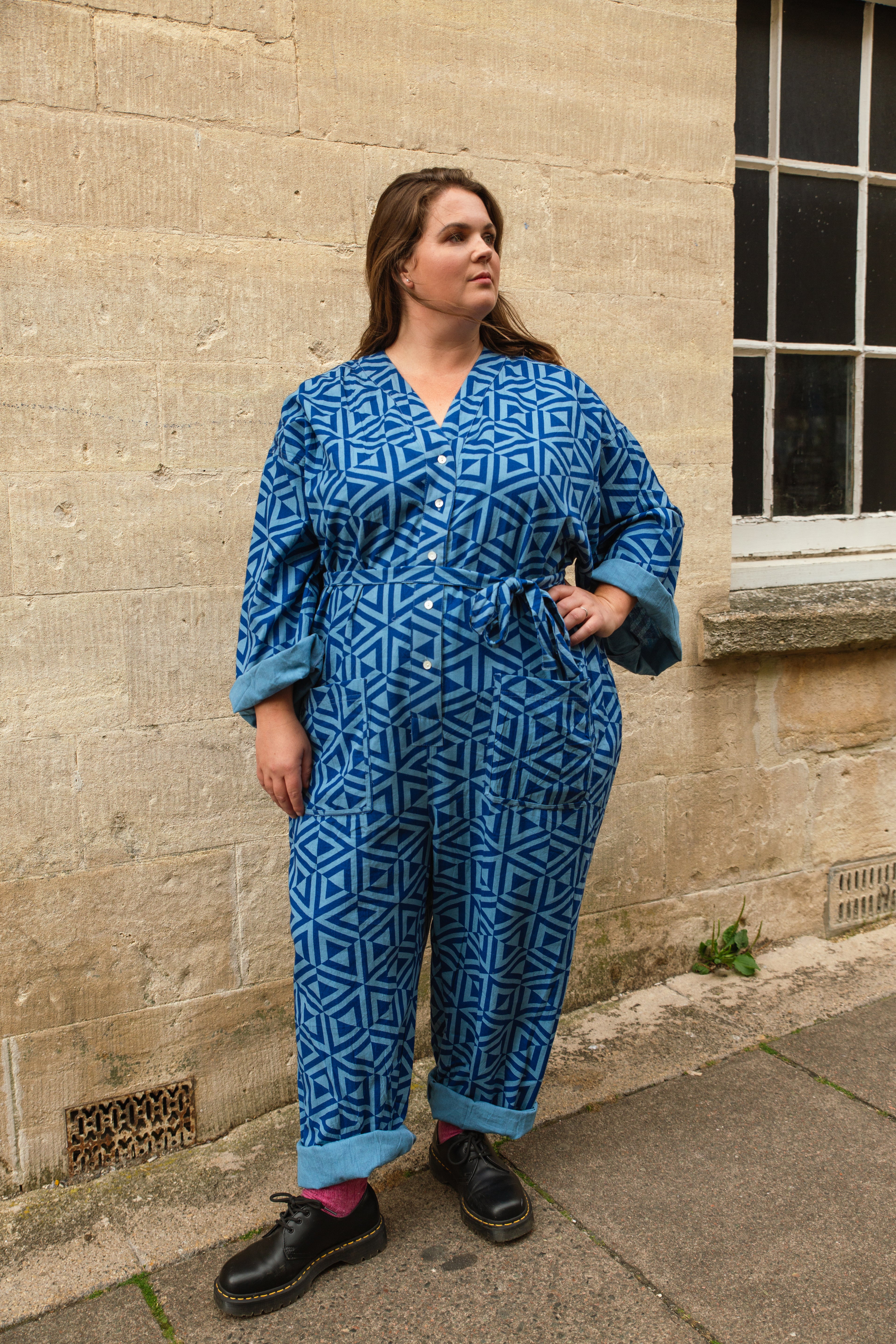 Shops blue jumpsuit uk