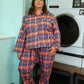 Unisex Pyjama Set in 'Stick of Rock'