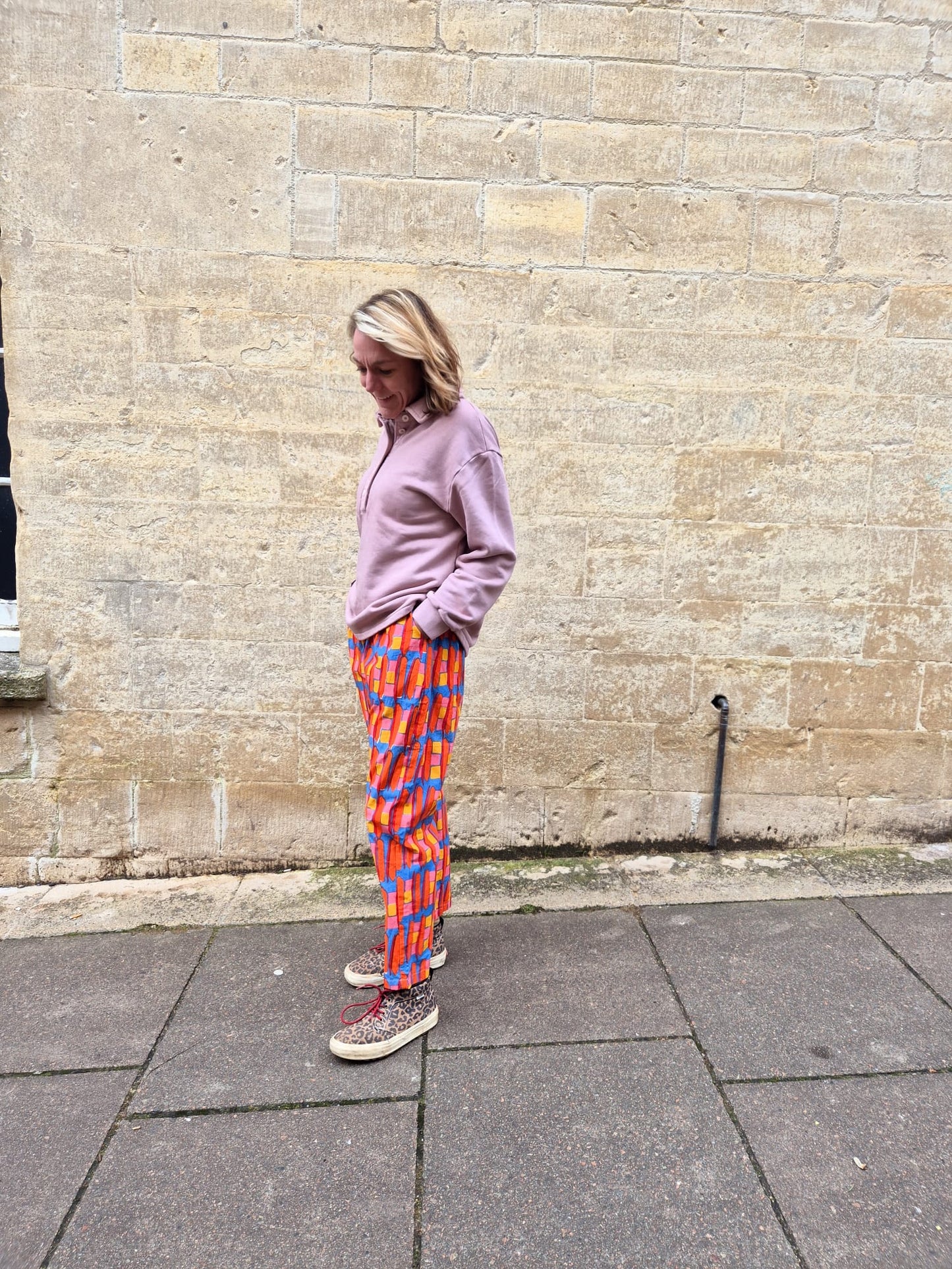 Oli Trousers in 'Battenburg'