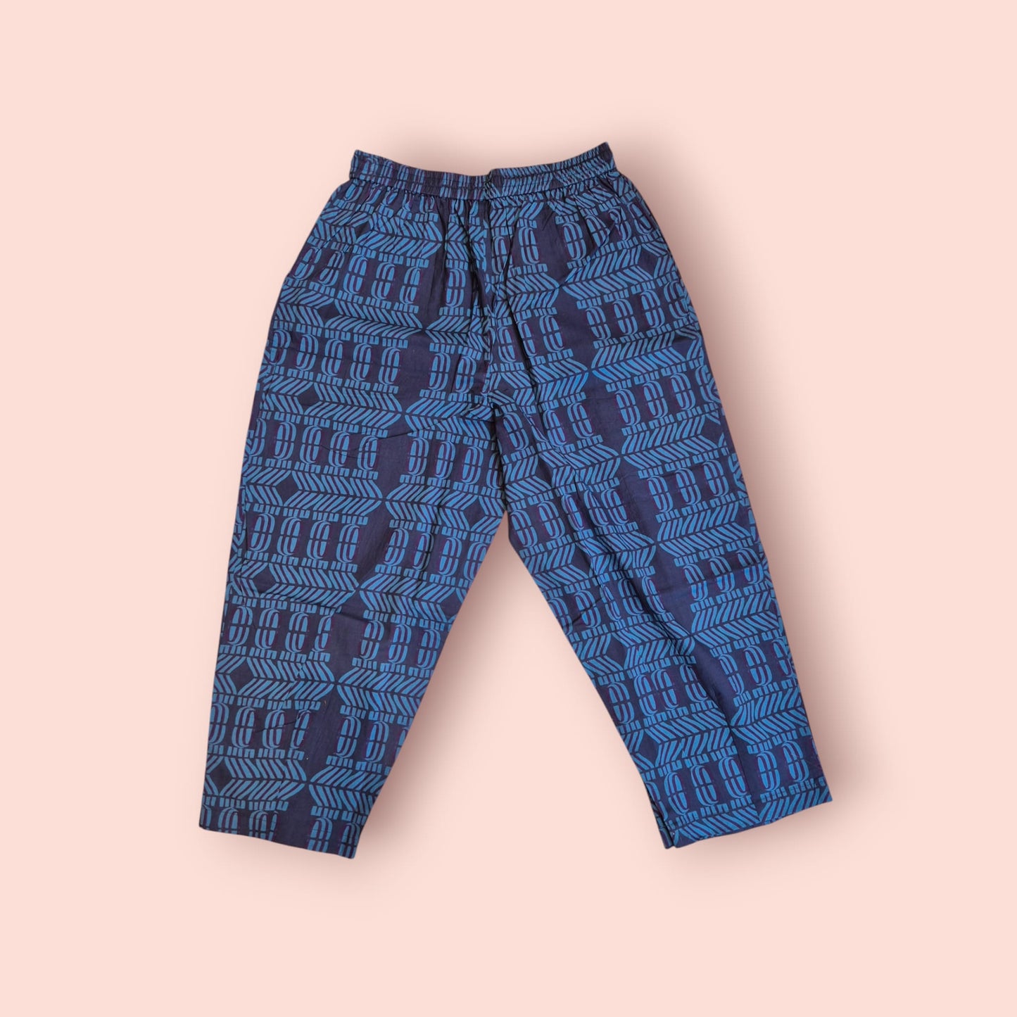 Anko Trousers in 'Flamingo Splits on Blue'