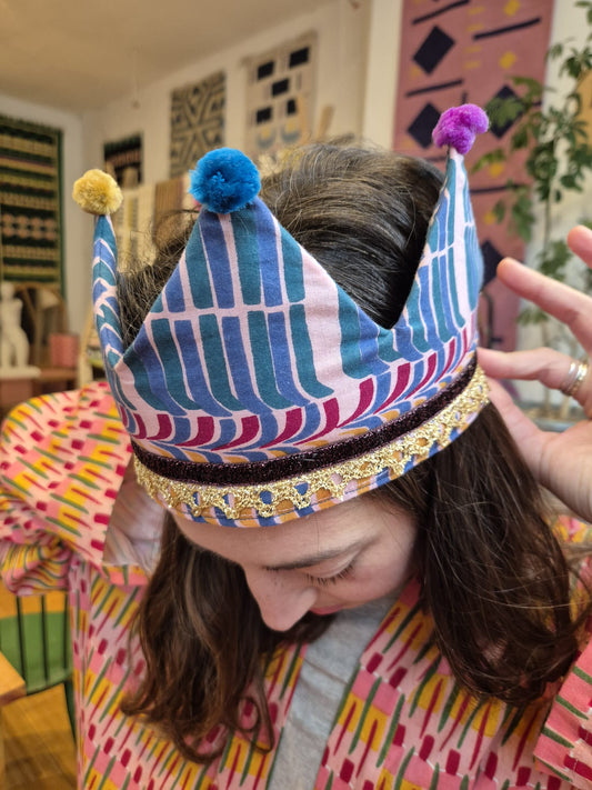 Handmade Fabric Crown