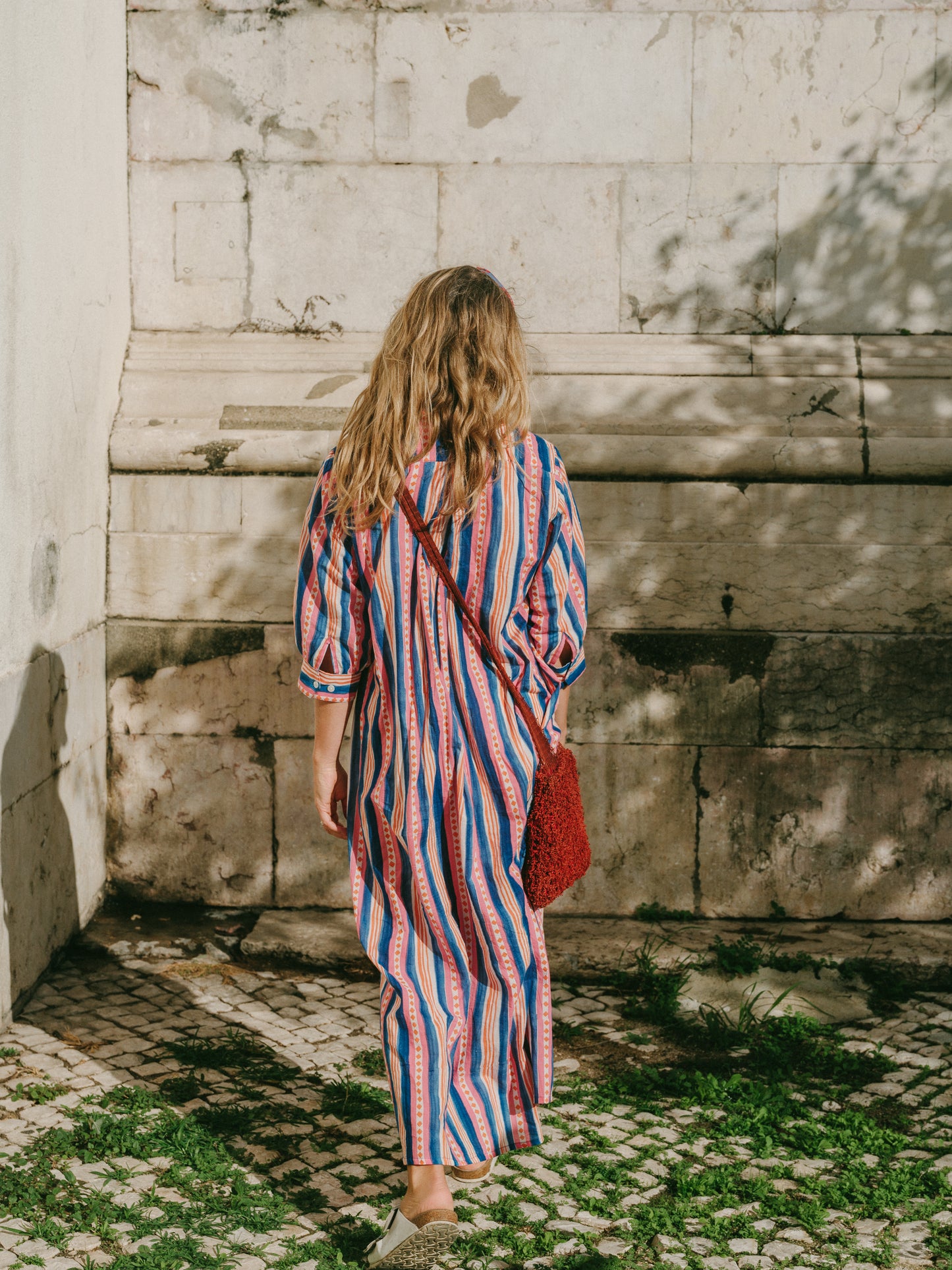 Beachy Gown Beach Stripe