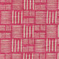 Fabric - Linen - Hash in Raspberry Hash £32 p/m-Humphries and Begg
